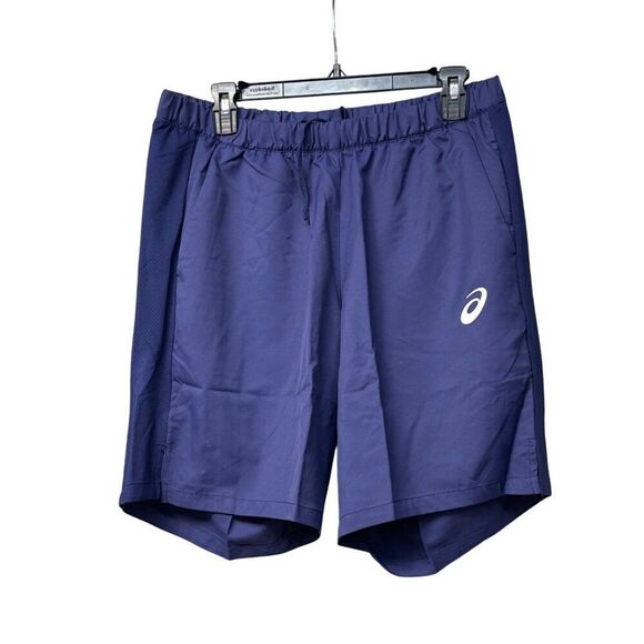 ASICS Men's Court 9In Shorts, Blue, Sz. L - Picture 2 of 9